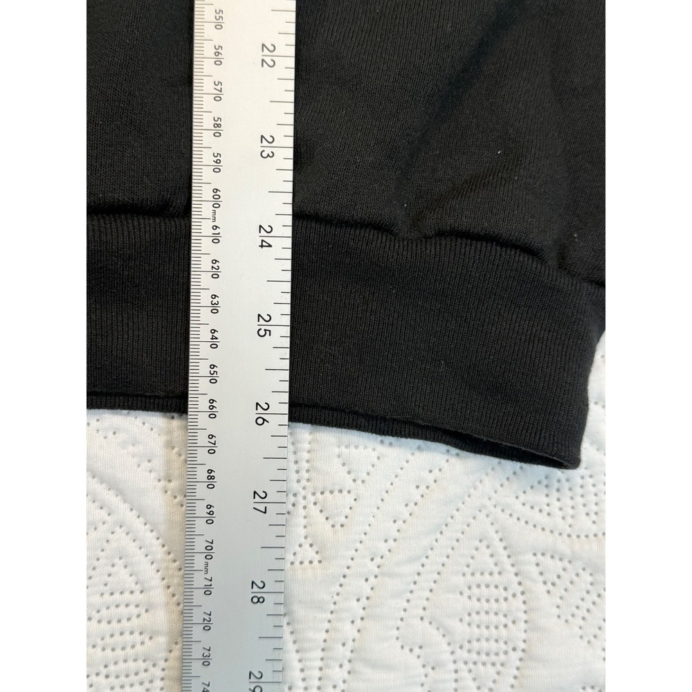 Vintage Screen Stars KZLE 93 FM Hit Radio Sweatshirt Black Raglan USA Large - Picture 7 of 7